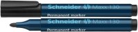 Noturīgais marķieris SCHNEIDER MAXX 130 konisks, 1-3 mm, melns