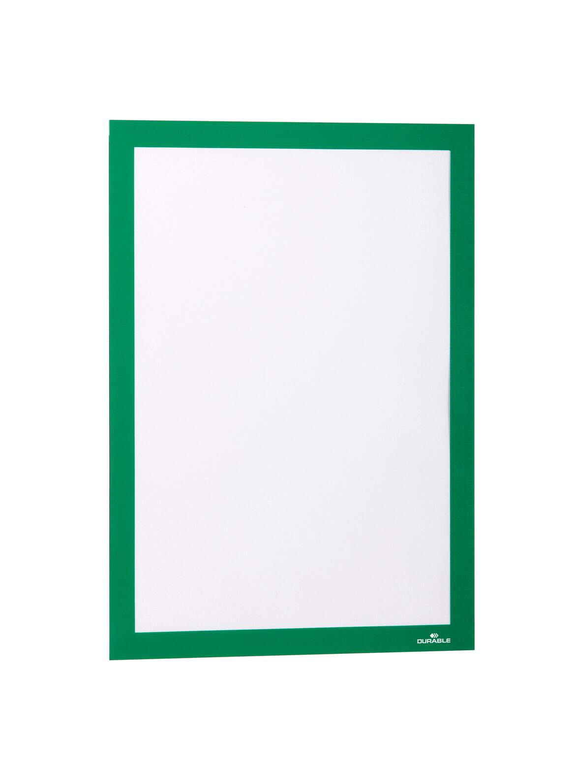 Pašlīpoša kabata DURABLE DURAFRAME® ar rāmi zaļš krāsā, A4 formāts, 2 gab./ iepak.