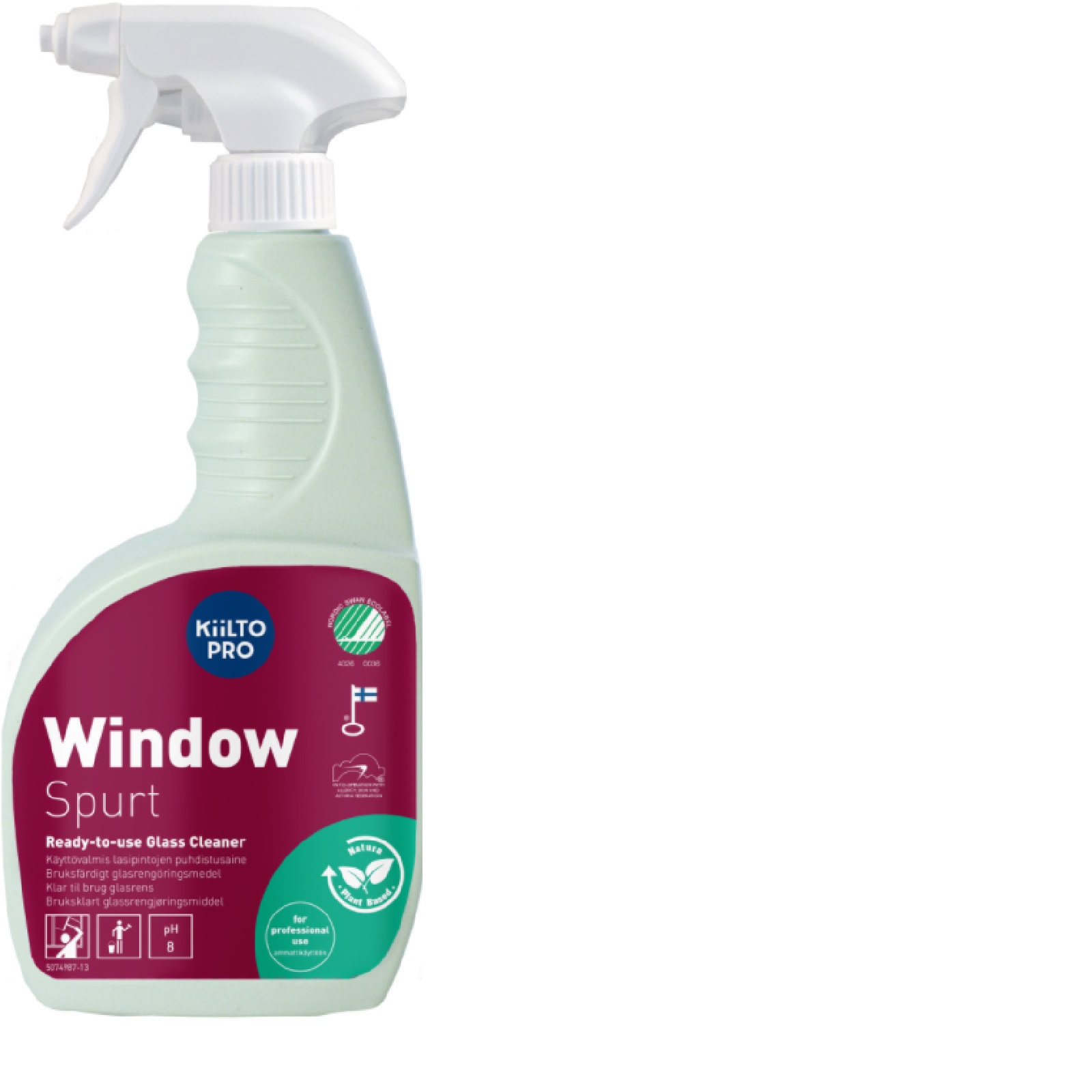 Tīritājs stikla virsmām KIILTO, Window Spurt, 750ml