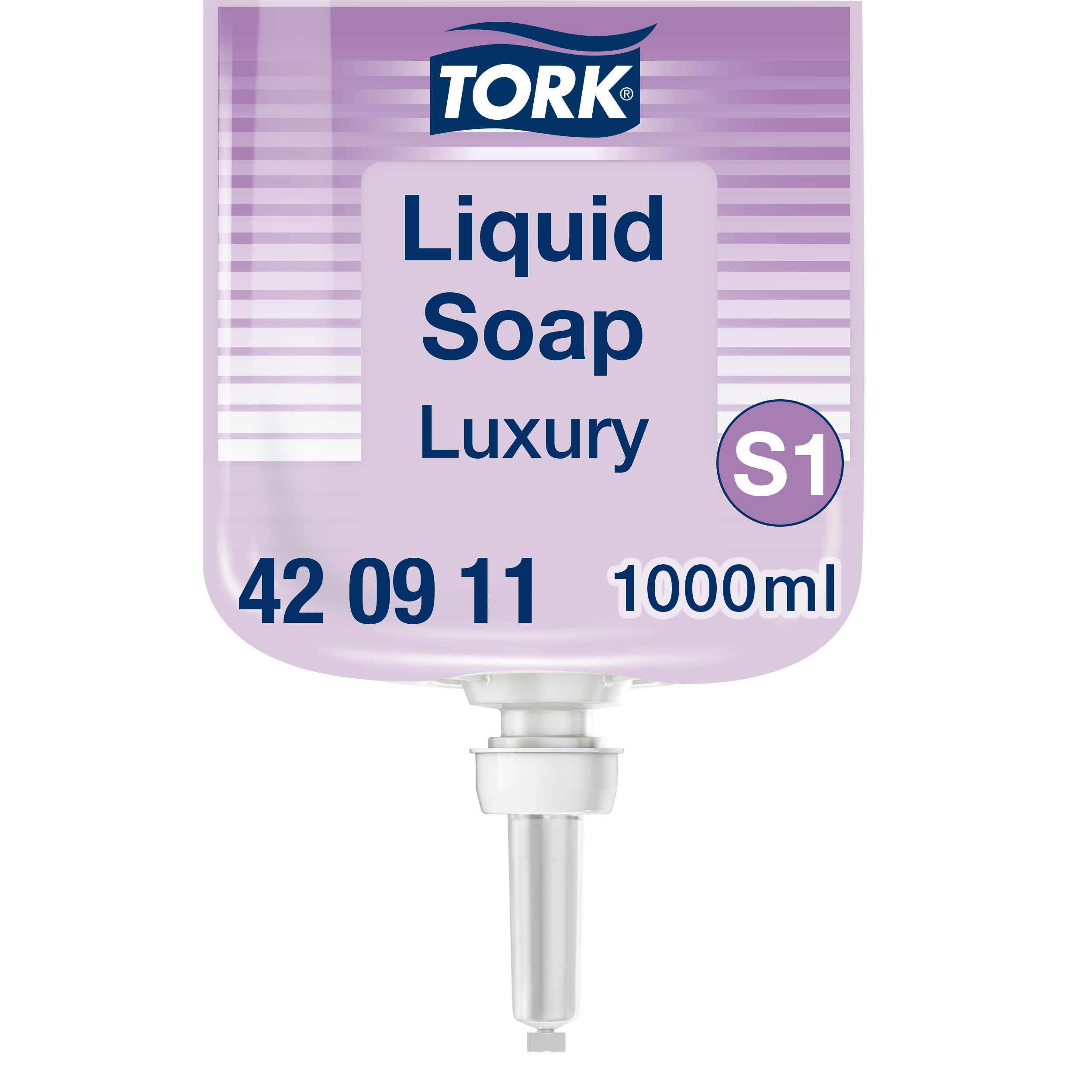 Šķidrās ziepes TORK Premium Soap Luxury S1,1L, 420911, violetā krāsā