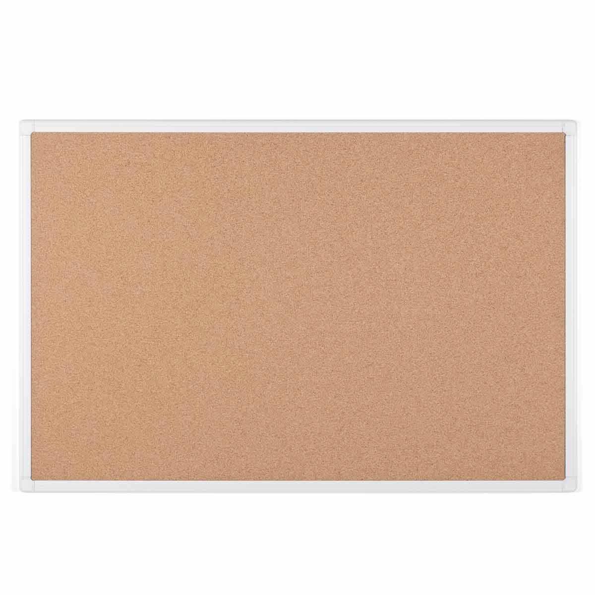 Korķa dēlis BI-OFFICE BioCote, antibakteriāls alumīnija rāmis, 900x600 mm