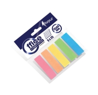 Pašlīpošie indeksi 12mmx44mm, 5x25lpp caurspīdīgi, plastiks