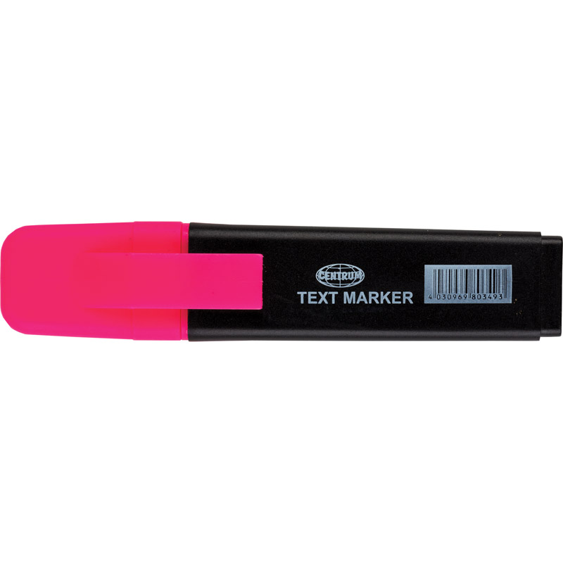 Teksta marķieris, līnijas platums 1-5mm, rozā