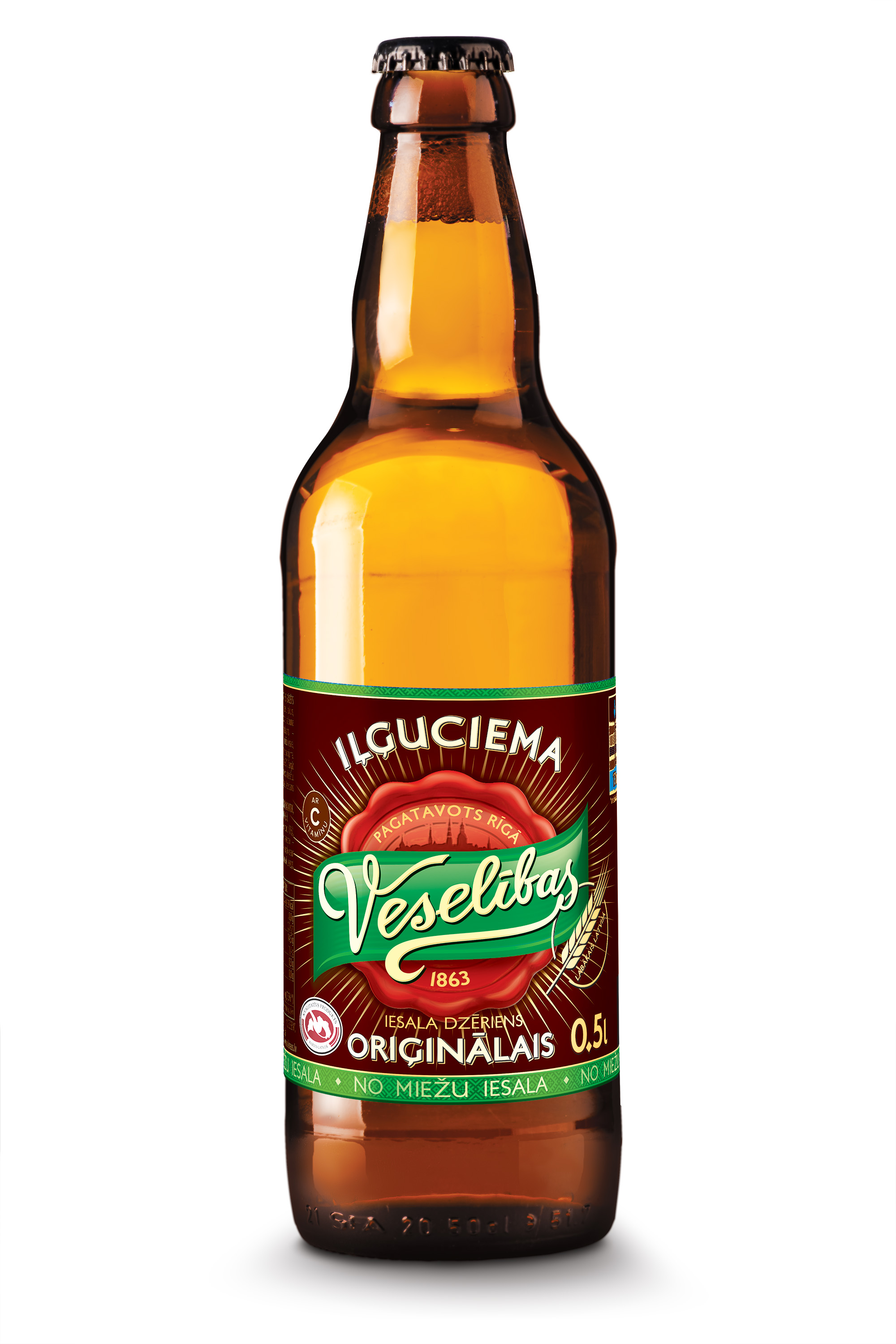 Iesala dzēriens Veselības Oriģinālais IĻĢUCIEMA 0,5 L Stikls (DEP)