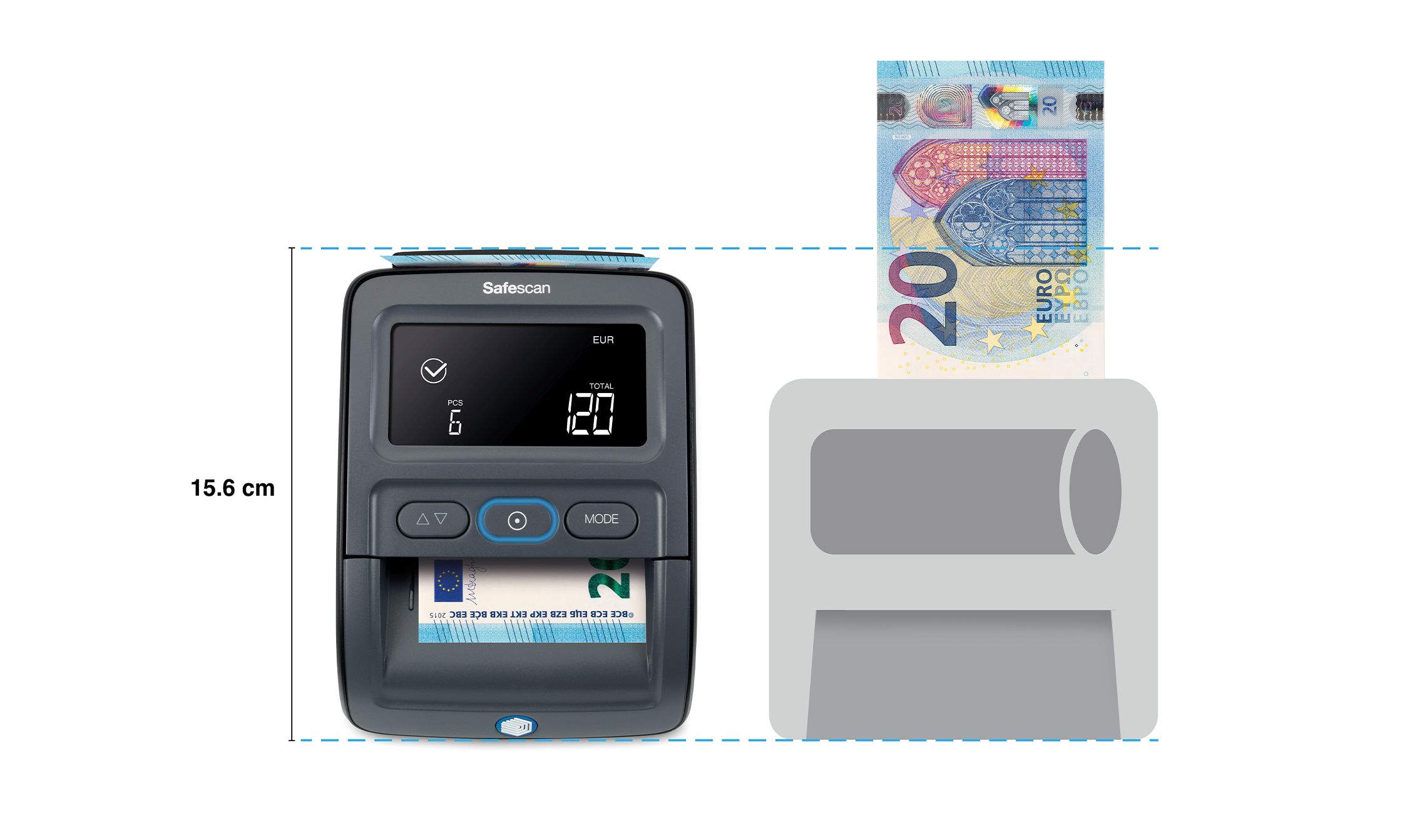 Automātiskais viltojumu detektors Safescan 155-S G2 complete