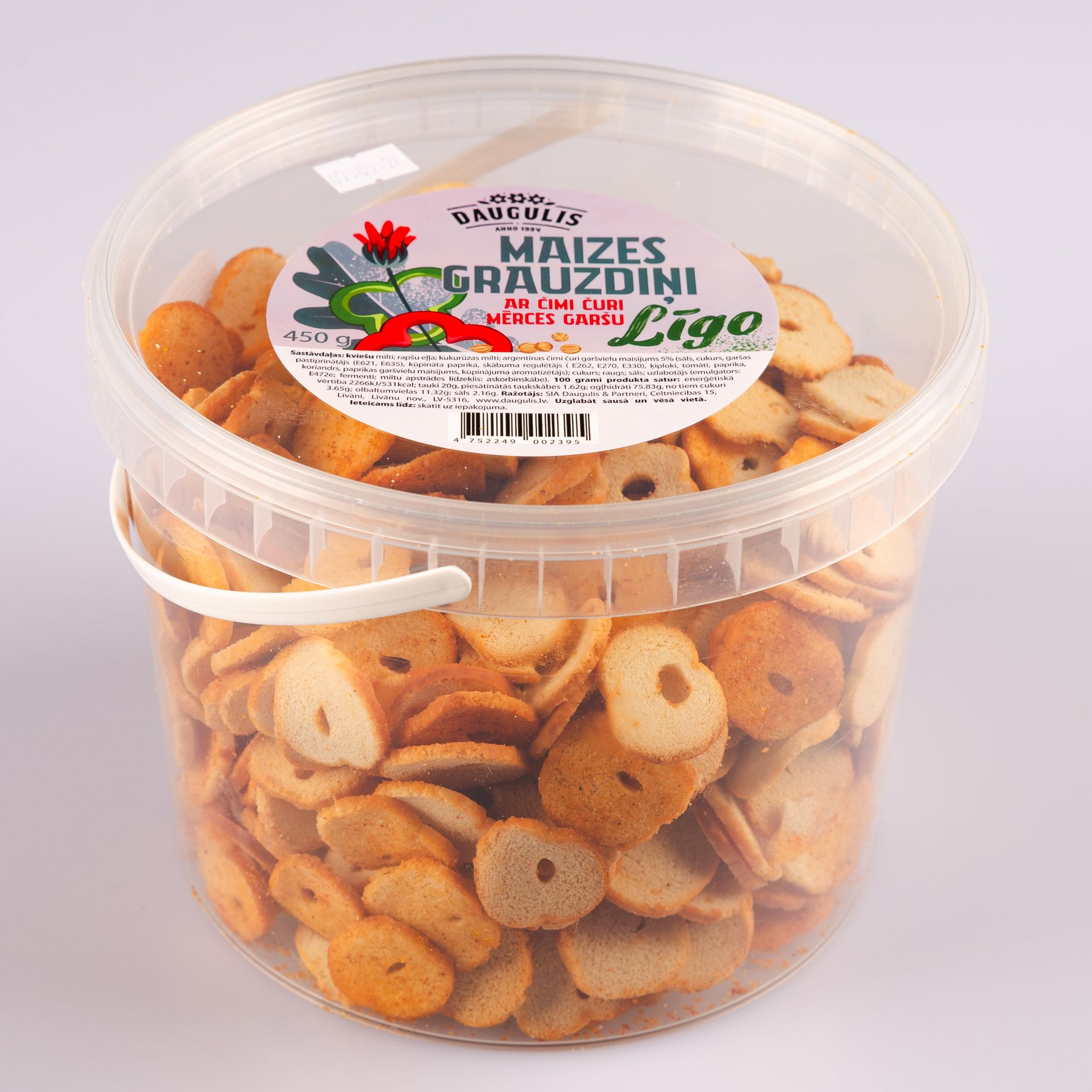 Grauzdiņi DAUGULIS, ar čimičuri mērces garšu, 450g