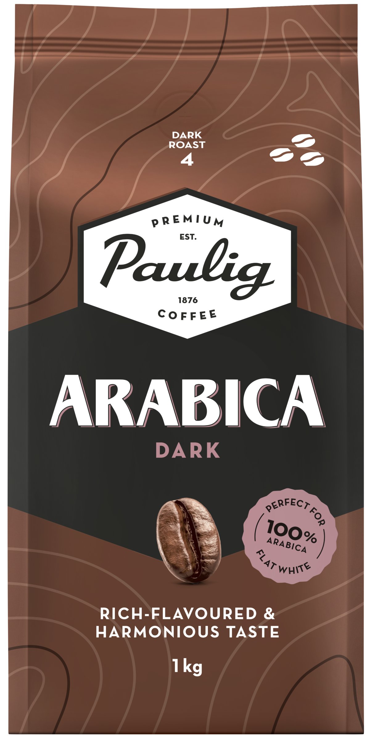 Kafijas pupiņas Paulig Arabica Dark 1kg