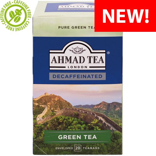 Ahmad  Tēja 20' Alu Decaff. Green