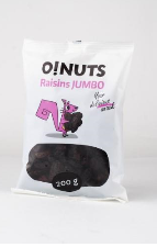 Rozīnes Jumbo O!NUTS, 200 g