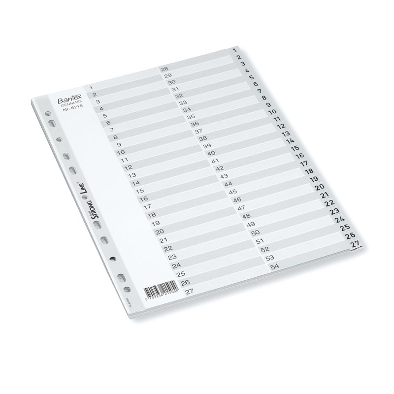Sadalītājs dokumentiem Bantex Strong Line A4, 1-54