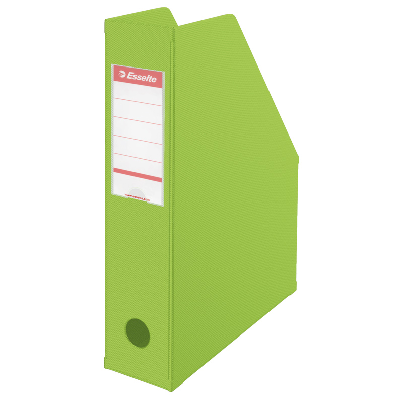 Dokumentu bokss ESSELTE VIVIDA vertikāla, PVC, 70mm, A4 formāts, zaļa