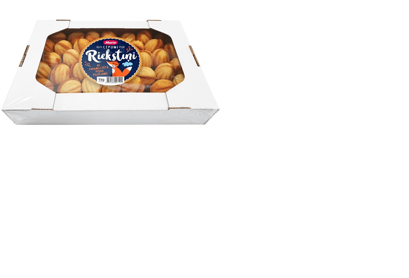 Cepumi Riekstiņi MARIO ar karamelizētā piena pildījumu, 1kg