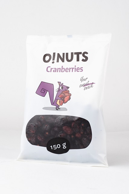 Dzērvenes O!NUTS, 150 g