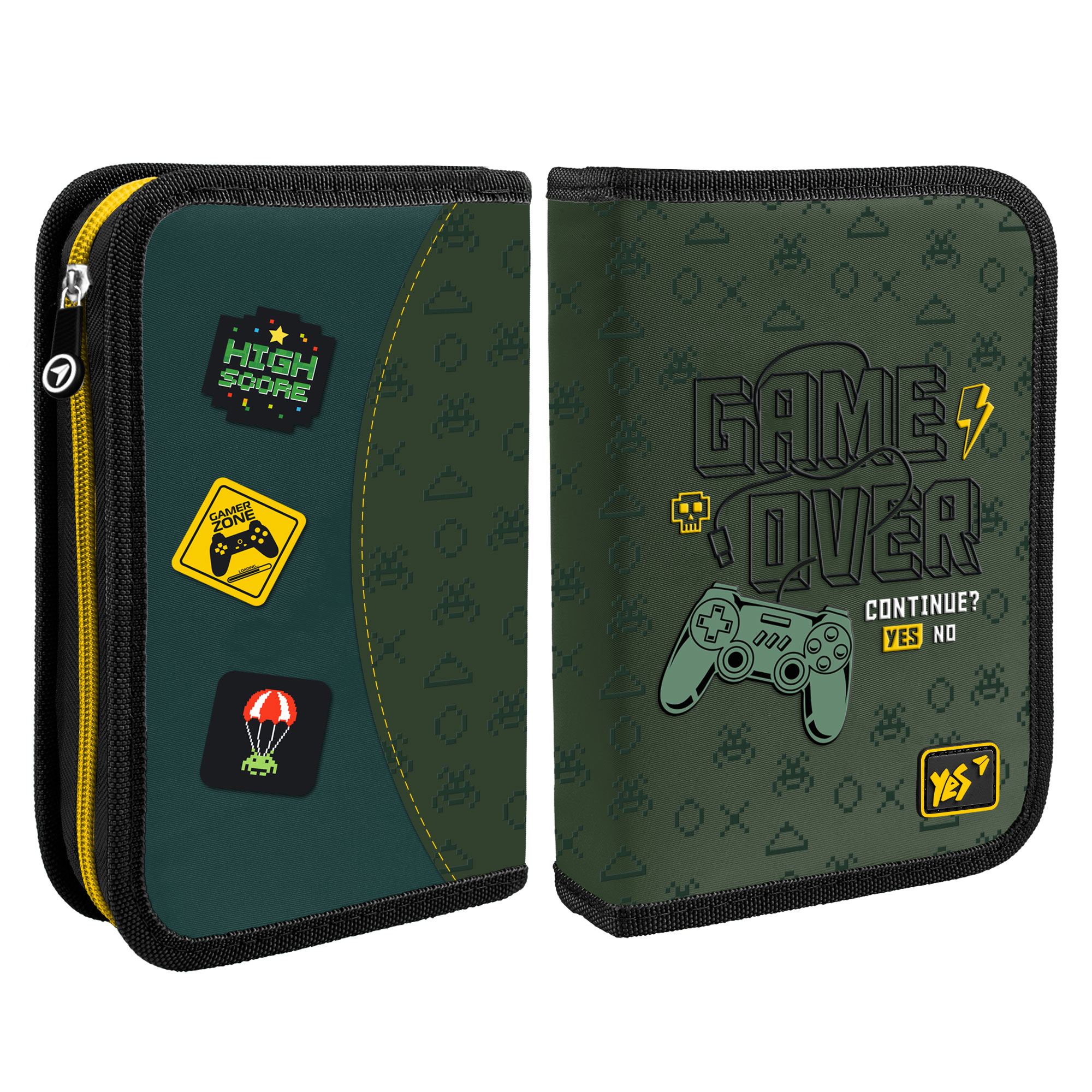 Cietais penālis ar vienu nodalījumu, bez atlokiem YES HP-02 Game Fan