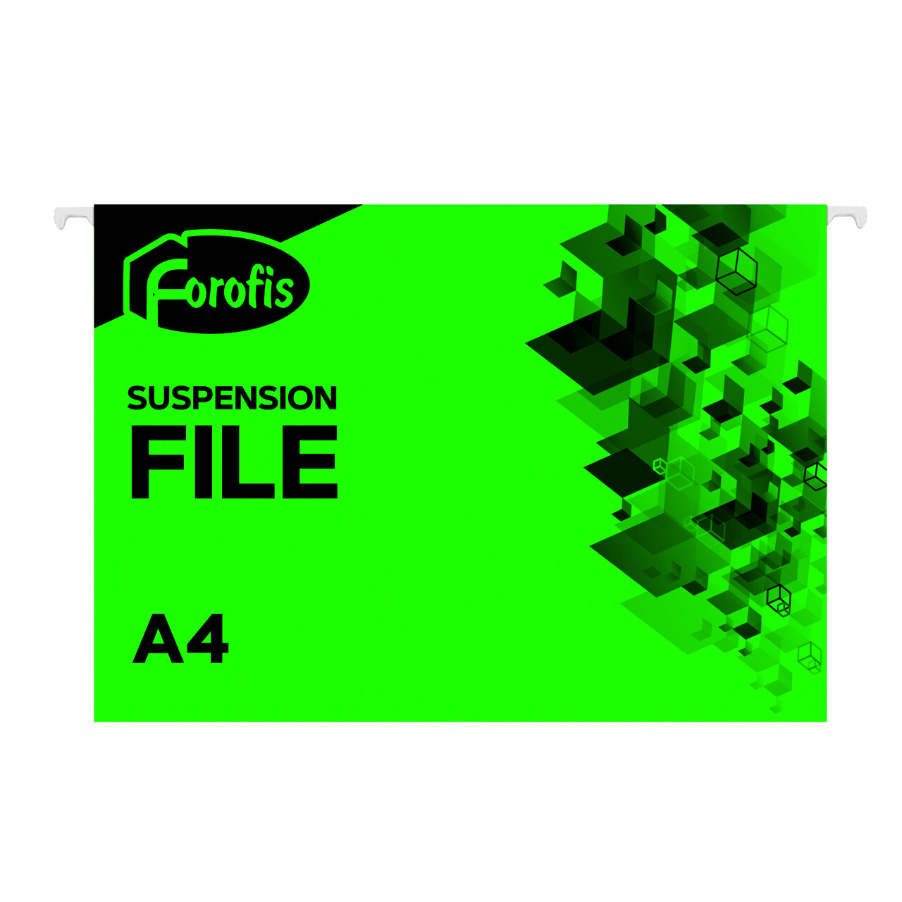 Fails iekarināmais A4 FOROFIS (zaļš), 200g/m2
