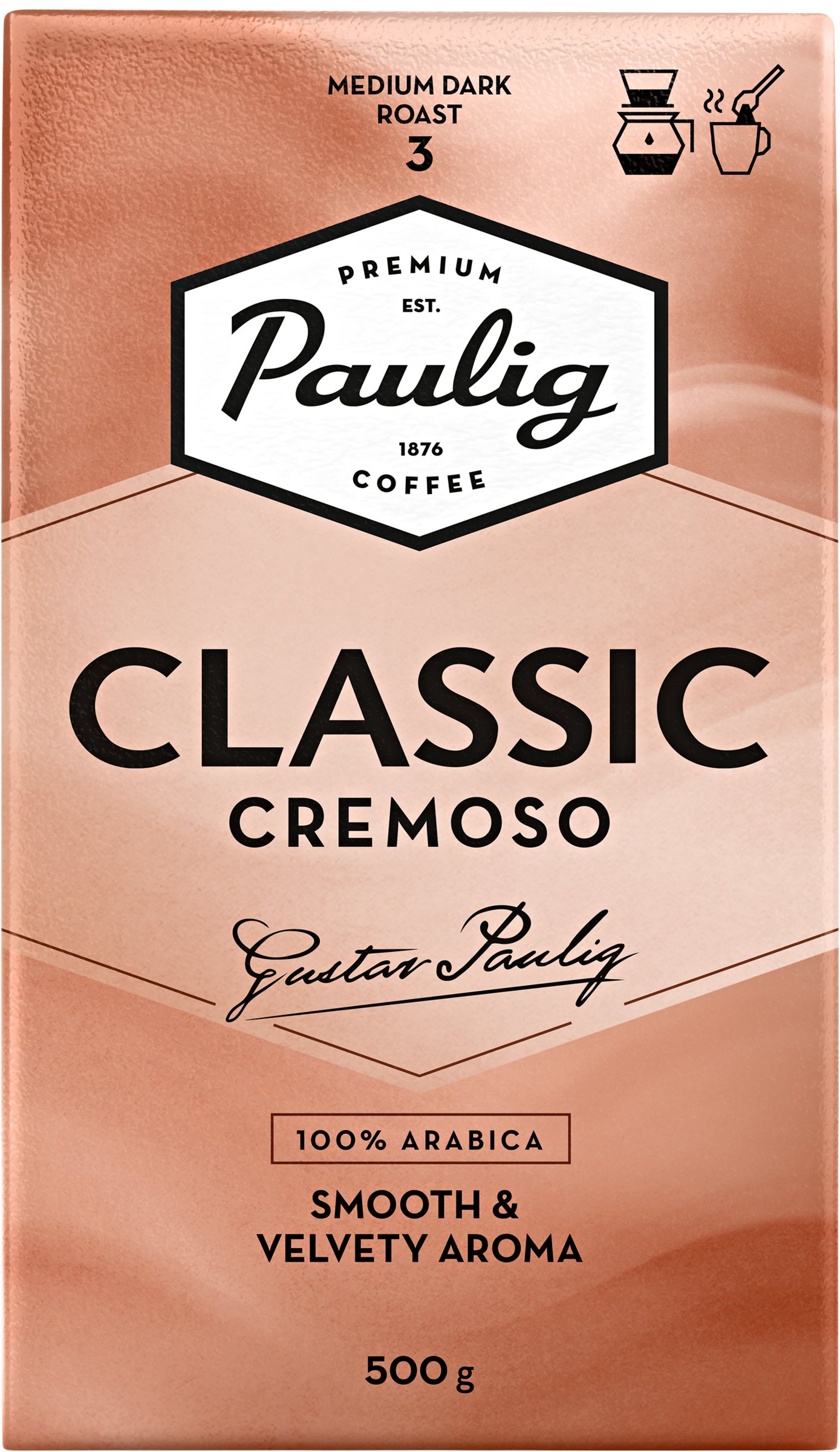 Maltā kafija Paulig Classic Cremoso, 500g
