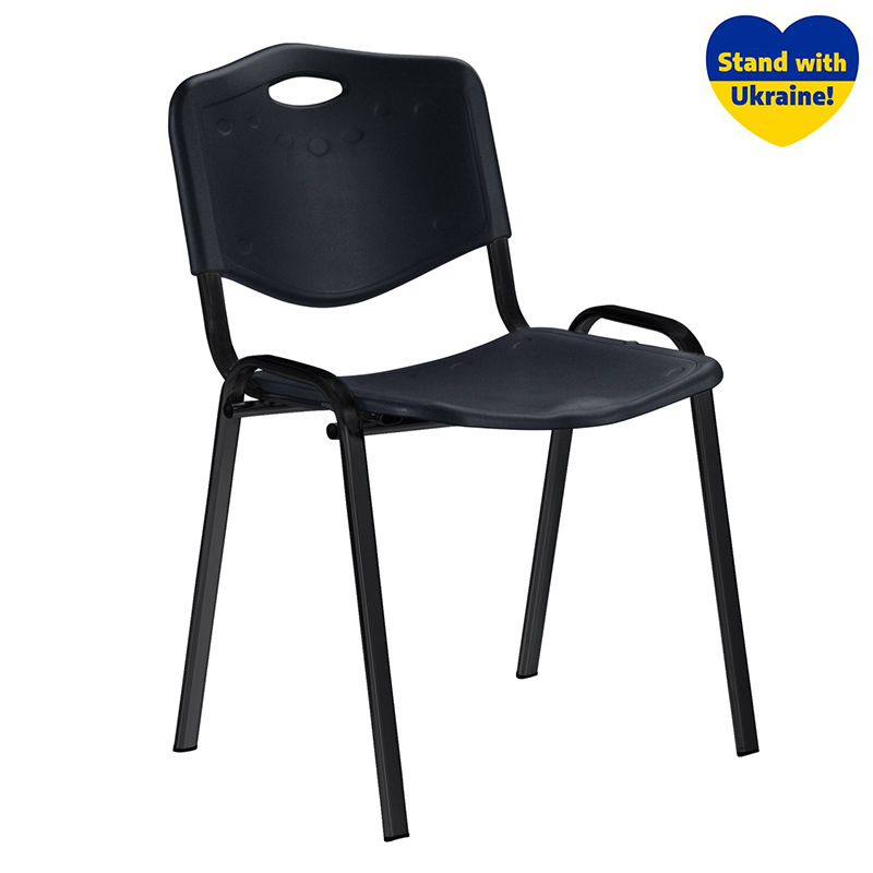 Krēsls NOWY STYL ISO BLACK Plastic, melns