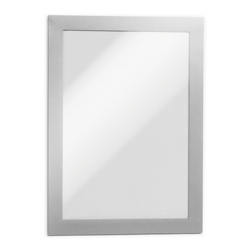 Pašlīpoša kabata DURABLE DURAFRAME ar rāmi sudraba krāsā, A5 formāts, 2 gab./iepak.