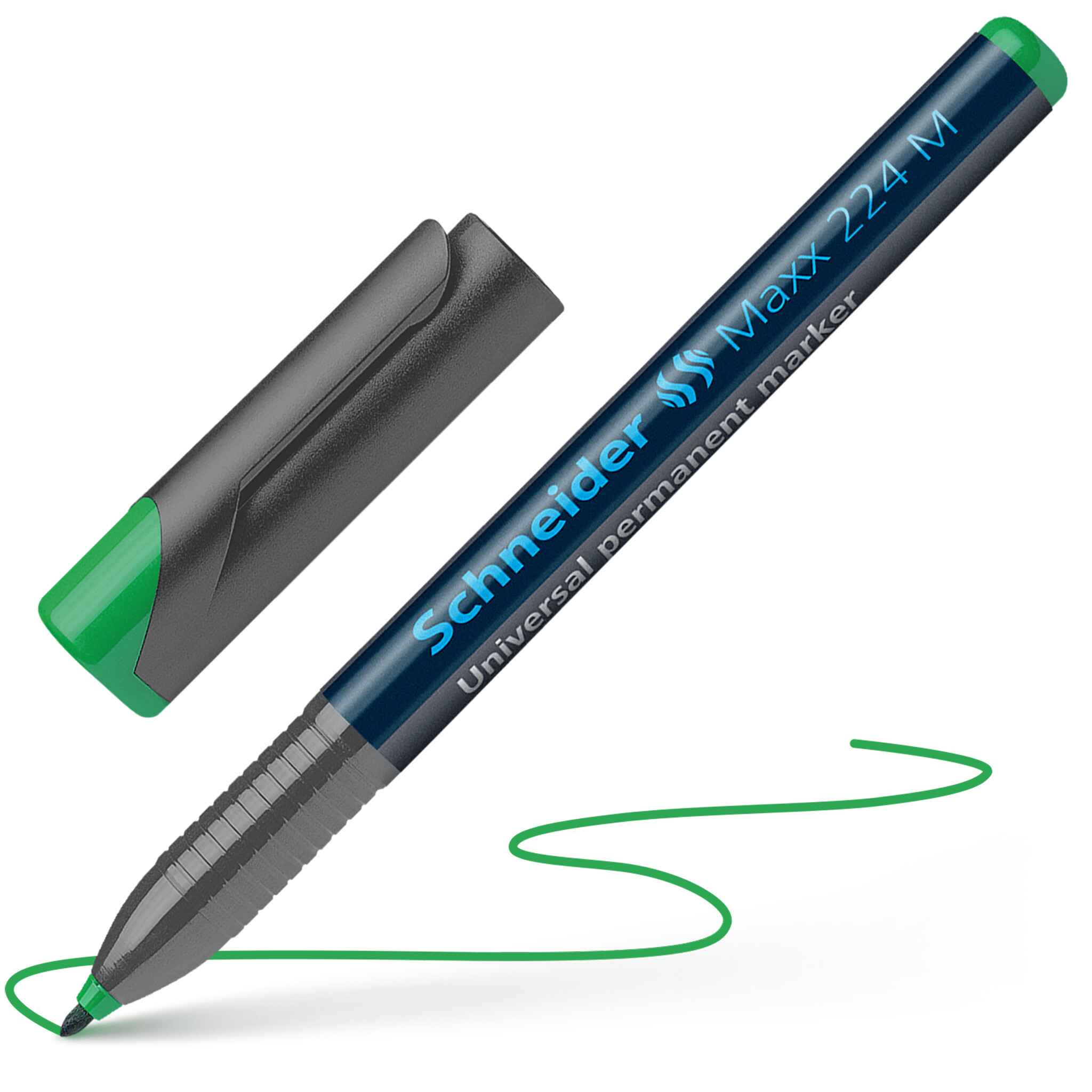 OHP marķieris Schneider Permenent 220 S, 0,4mm zaļš