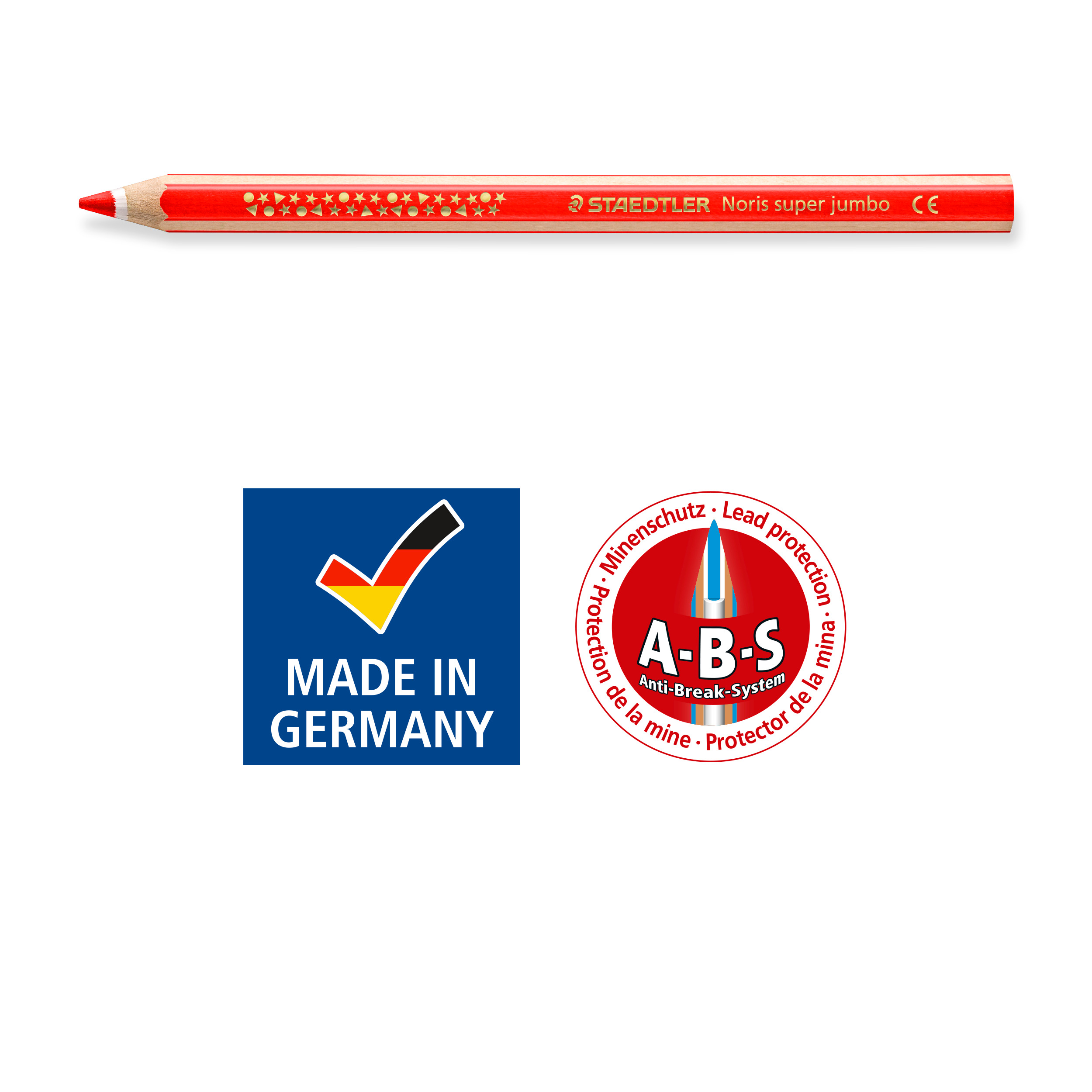 Krāsainie zīmuļi Staedtler Noris Club 1287 SUPER JUMBO 6 krāsas