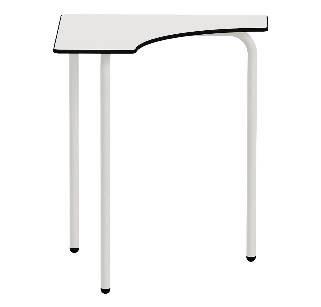Galds GRAU Sharp, 90x62cm (T4-T5-T6), balts