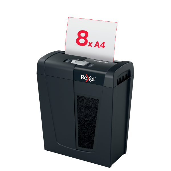 Papīra smalcinātājs Rexel Secure X8, P-4, 4x40mm, 14L