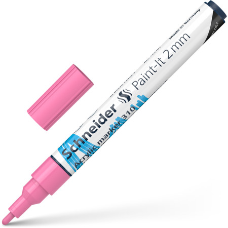 Akrila marķieris SCHNEIDER Paint-it 310, 2mm, gaiši rozā