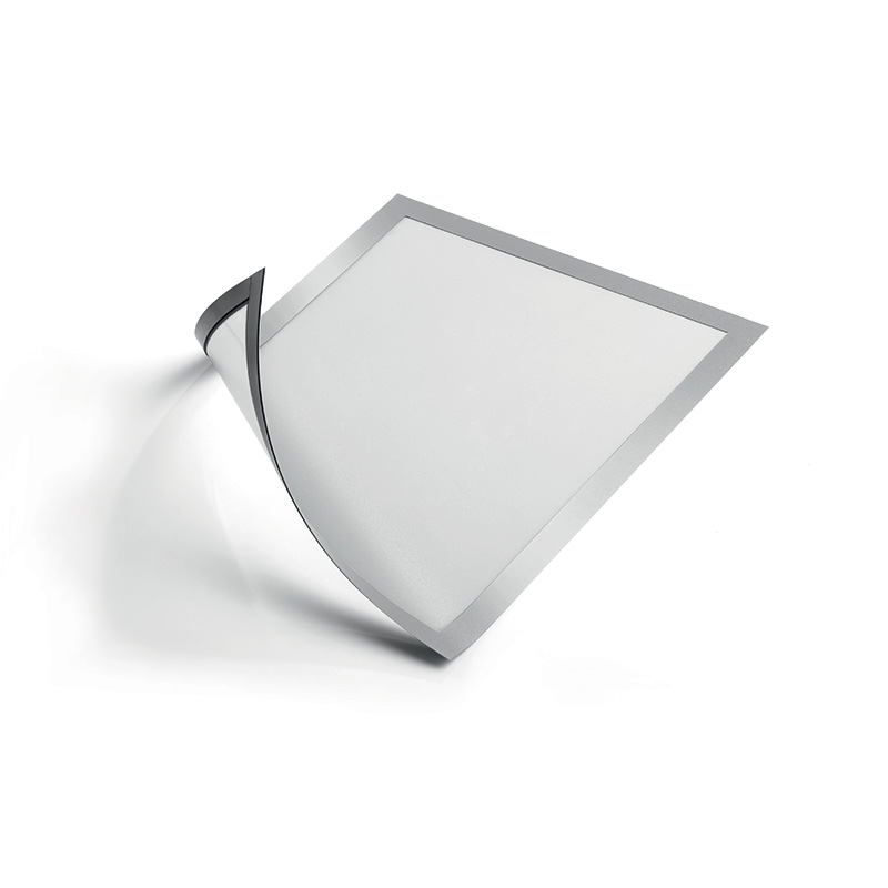 Pašlīpoša kabata DURABLE DURAFRAME® MAGNETIC ar rāmi pelēkā krāsā, A4 formāts, 5 gab./iepak.