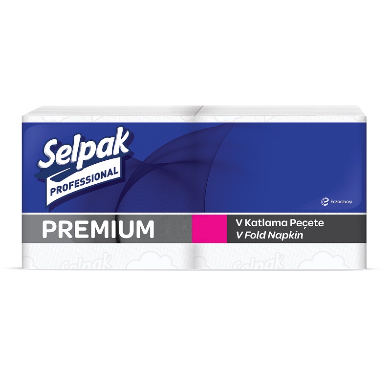 Galda salvetes SELPAK PRO Premium Pickasso V-Fold, 250 loksnes