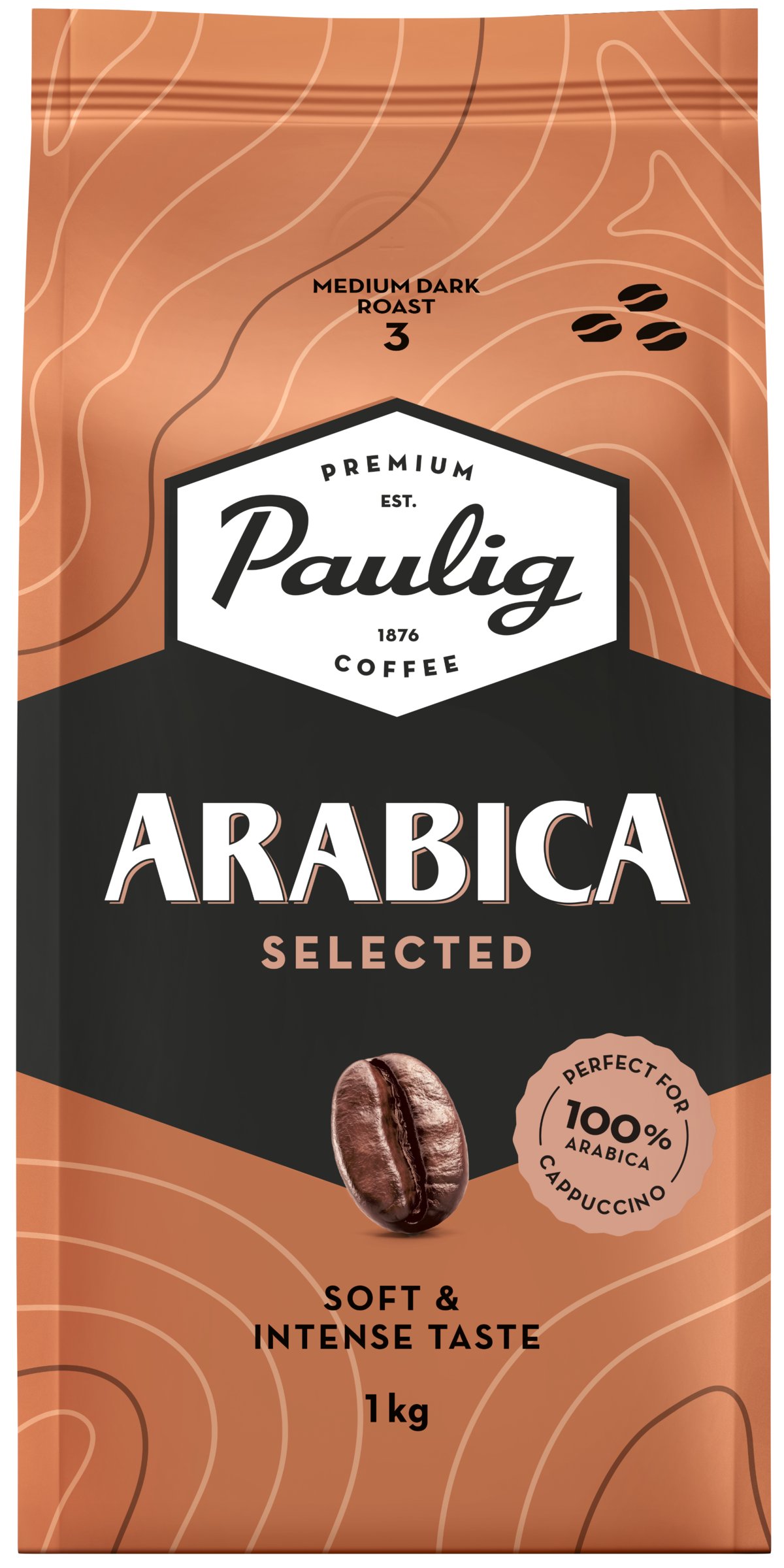 Kafijas pupiņas PAULIG Arabica Selected 1kg