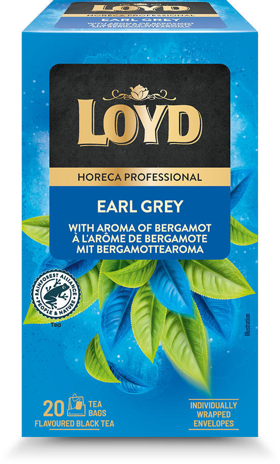 Melnā tēja LOYD Earl Grey FS  20 maisiņi x 1.7 g paciņā