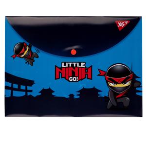 Aplokšņu soma YES A4 ar pogu "Ninja"
