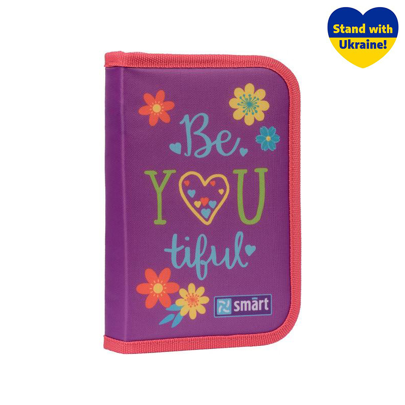 Penālis YES viens nodalījums, ar divām atlocēm HP-04  "BeYOUtiful!", violets