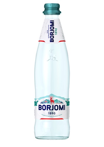 Minerālūdens BORJOMI, stiklā, 0.5 l