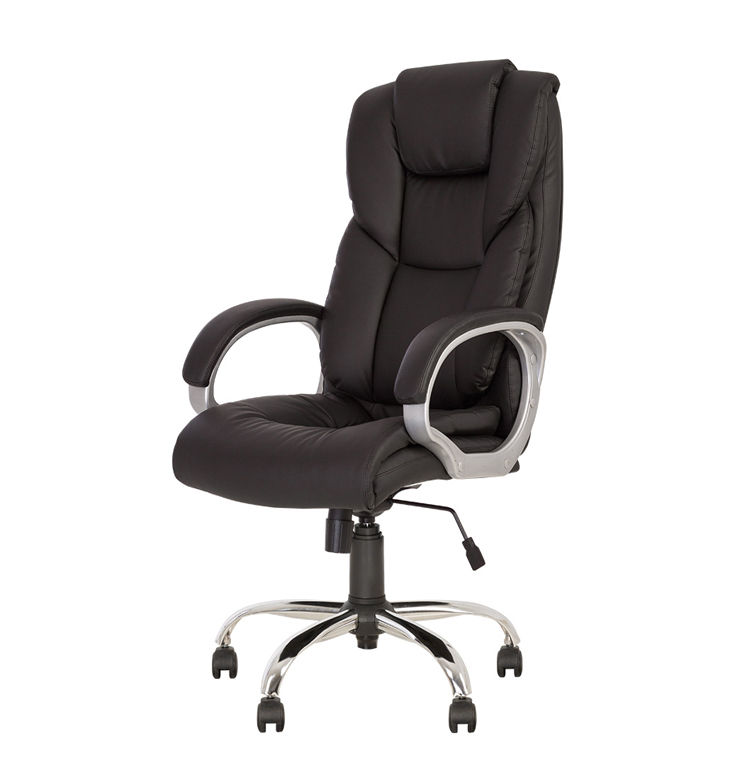 Krēsls NOWY STYL MORFEO Tilt CHR68, melns ECO 30