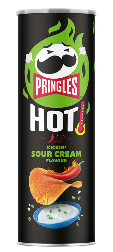 Pringles Hot Kickin Sour Cream 160g