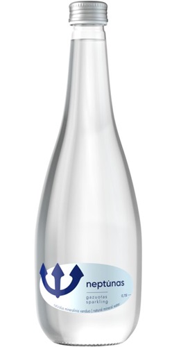 Minerālūdens NEPTUNAS, gāzēts, stiklā,  0.75l (DEP)