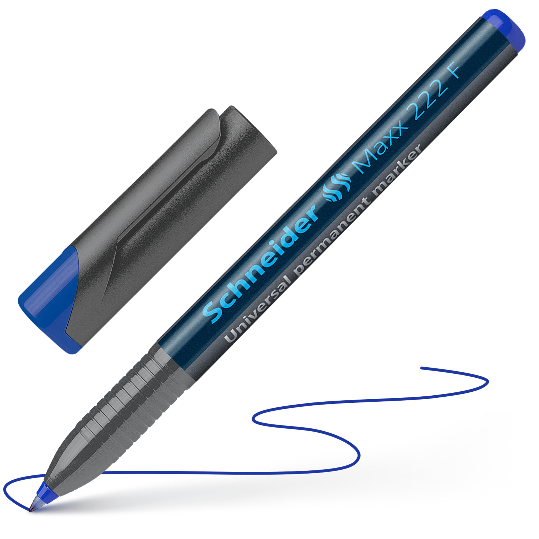 Noturīgais marķieris SCHNEIDER kodoskopa plēvēm OHP Maxx 222F, 0.7mm, zils