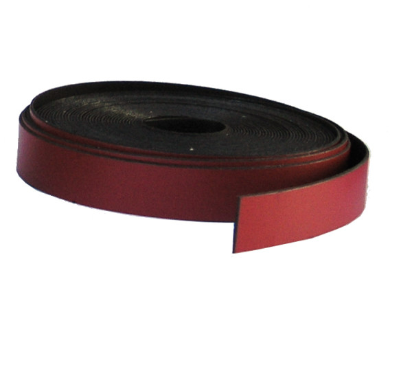Magnētiskā sloksne BI-OFFICE 10 mm x5 m, sarkana