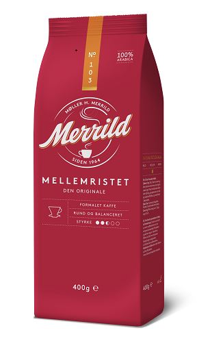 Maltā kafija Merrild Mellemristet 103, 400g