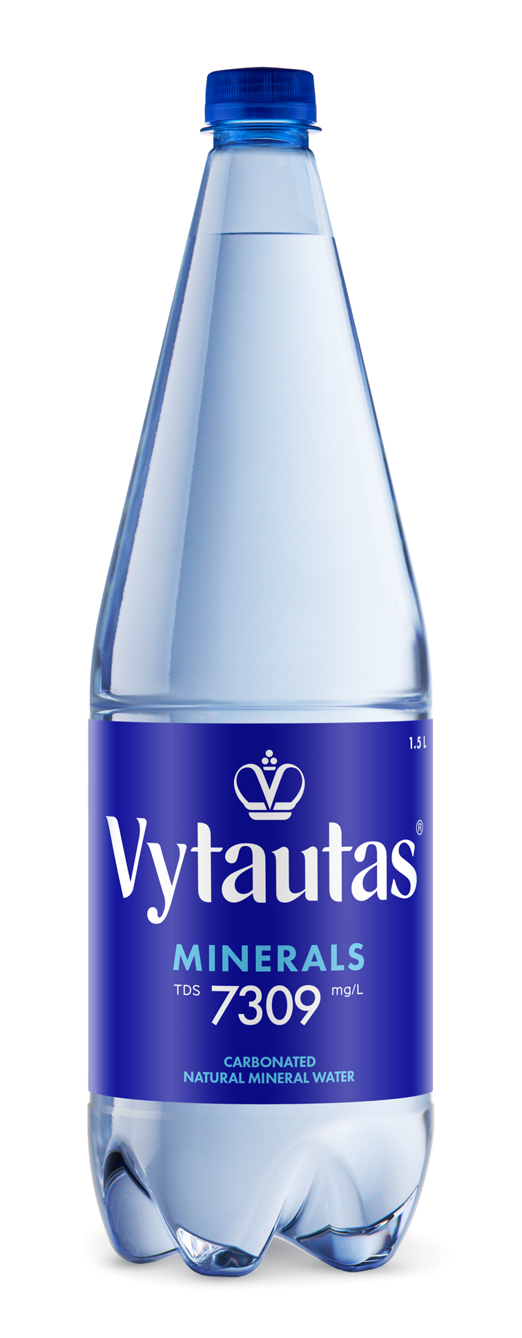 Naturāls minerālūdens Vytautas, viegli gāzēts, 1,5l PET (DEP)