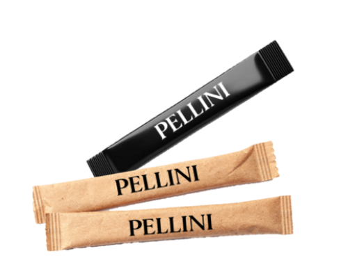 Cukurs baltais paciņās, PELLINI  1000x5g, 5kg