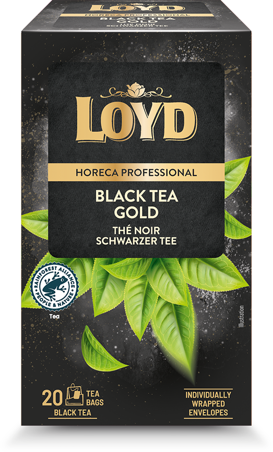 Melnā tēja LOYD Gold FS  20 maisiņi x 2 g paciņā
