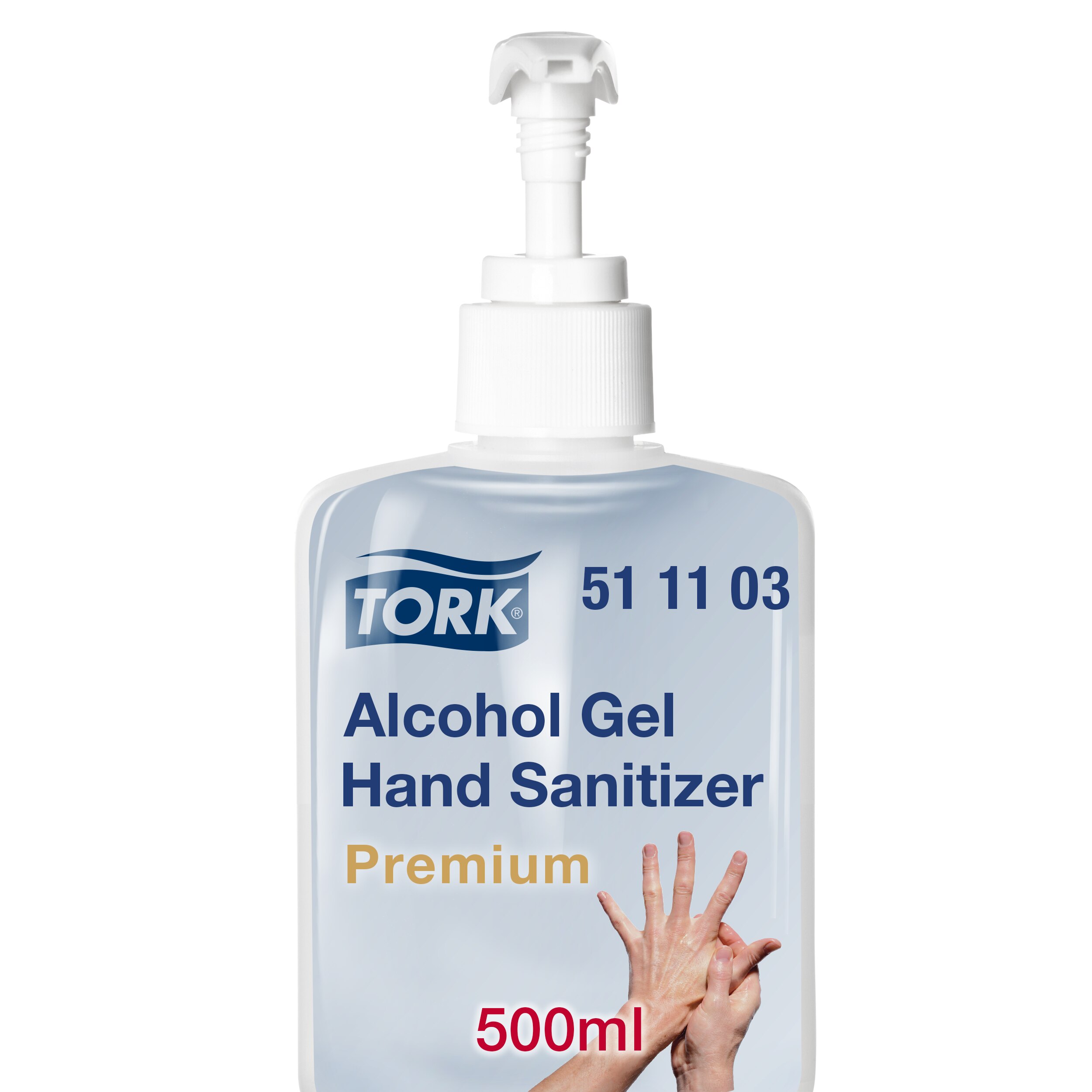 Gelveida roku dezinfekcijas līdzeklis TORK Premium, ar dozatoru, 500 ml