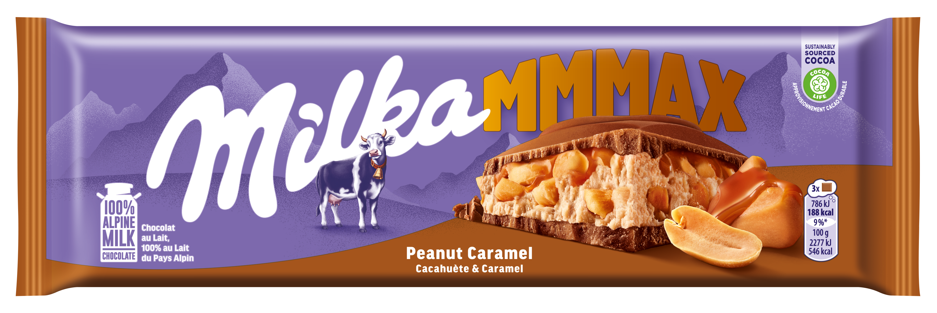 MILKA PEANUT CARAMEL 276g